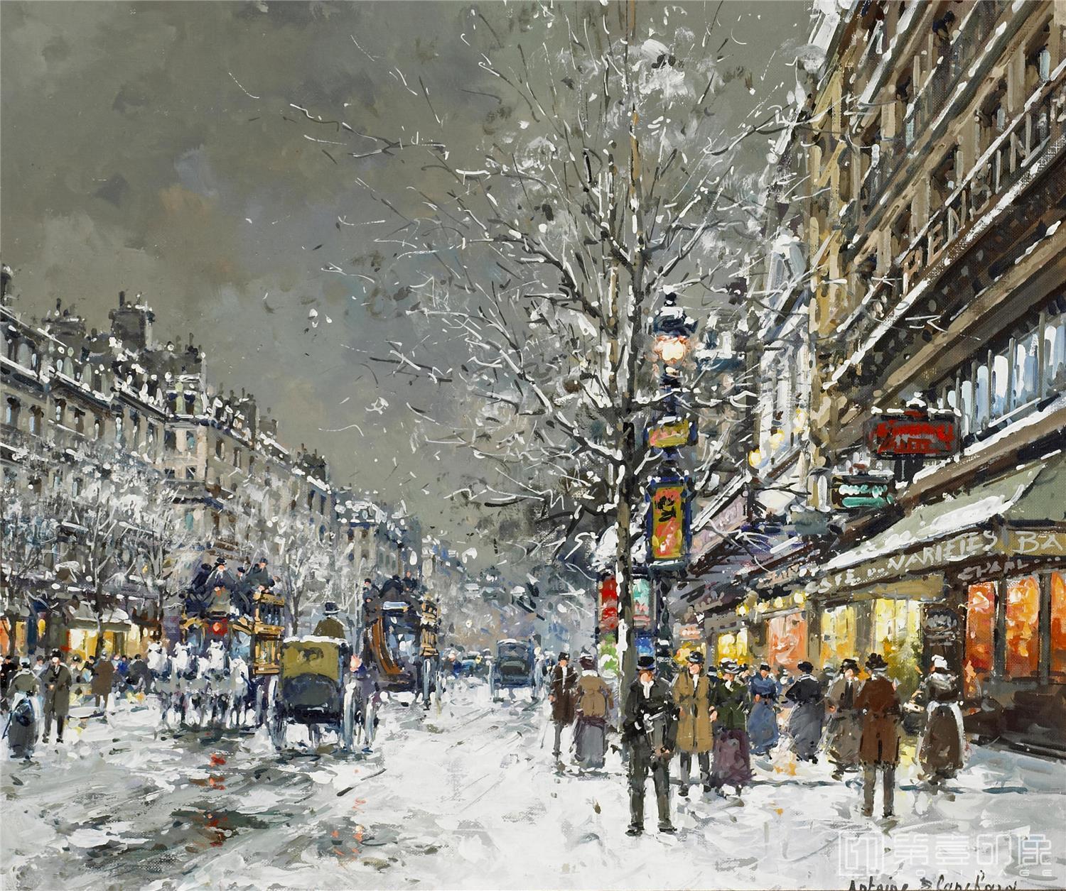油画-安托万·布兰乍得 Antoine Blanchard作品-036